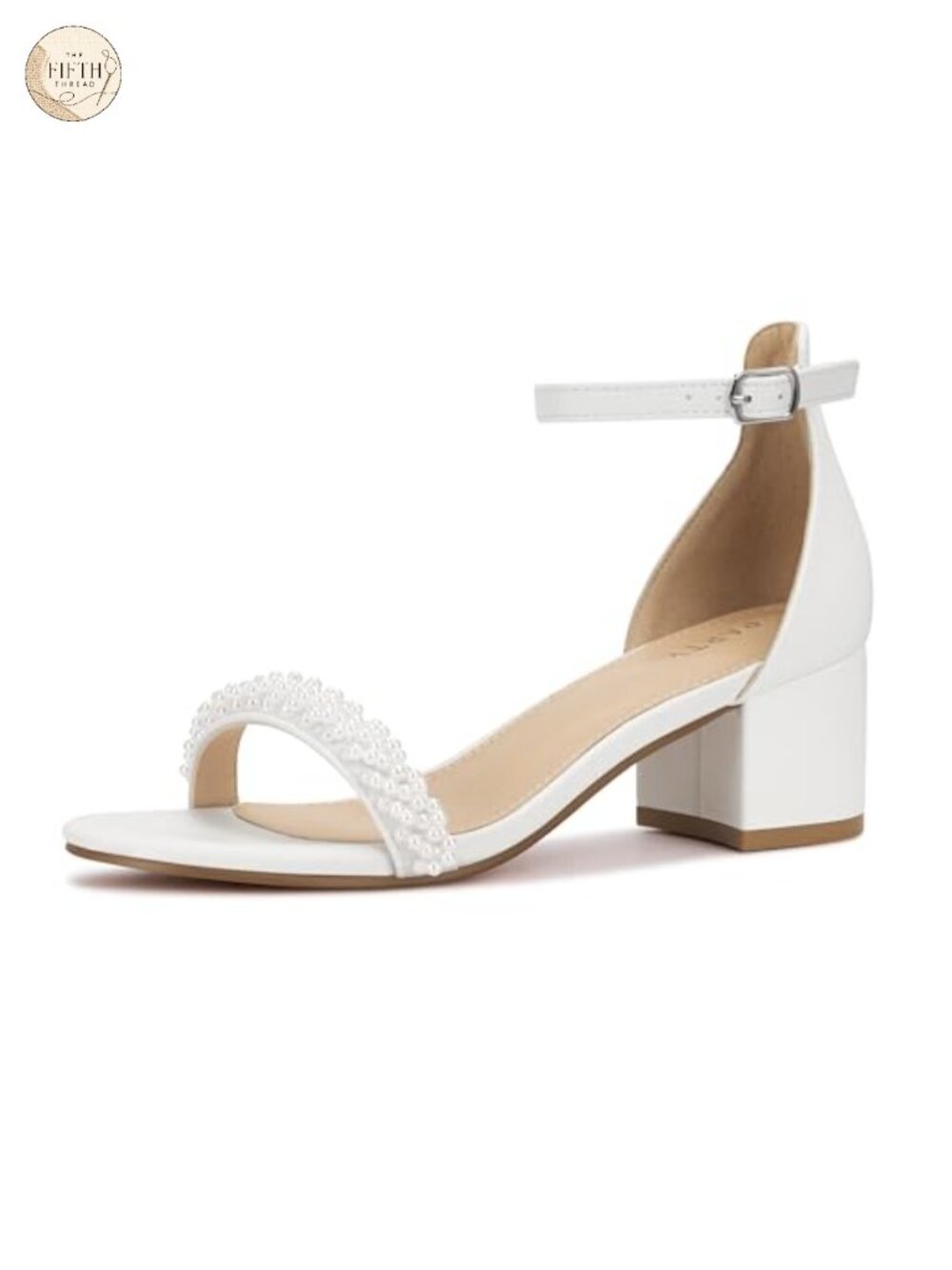 Women's Open Toe Ankle Strap Low Block Heel Sandals Faux Leather